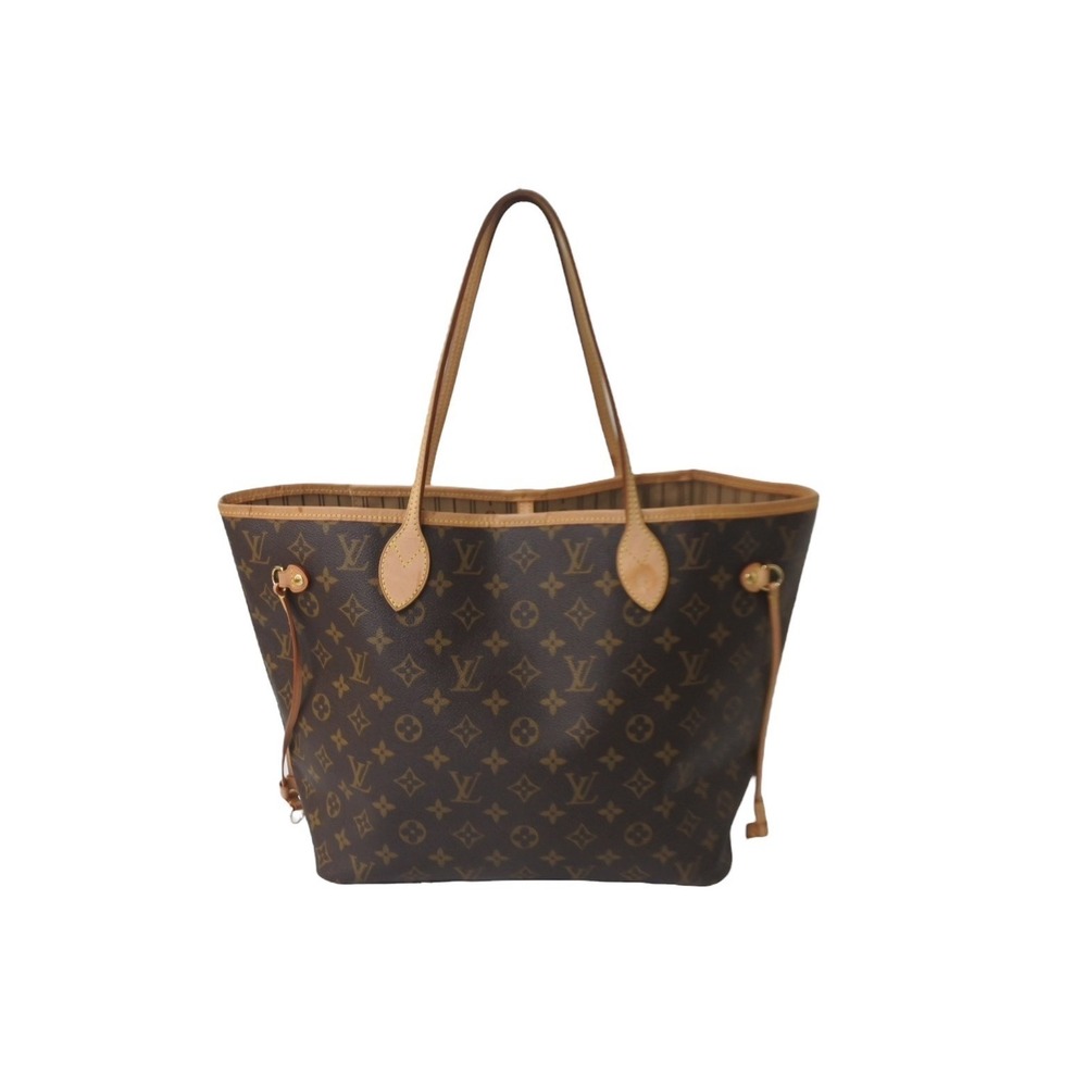 Louis Vuitton Neverfull Monogram Tote Brown Bag - Picture 2 of 8